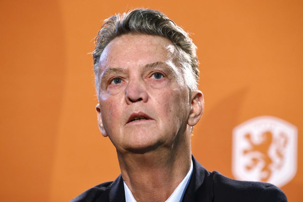 Der Trainer der niederländischen Nationalmannschaft: Louis van Gaal.