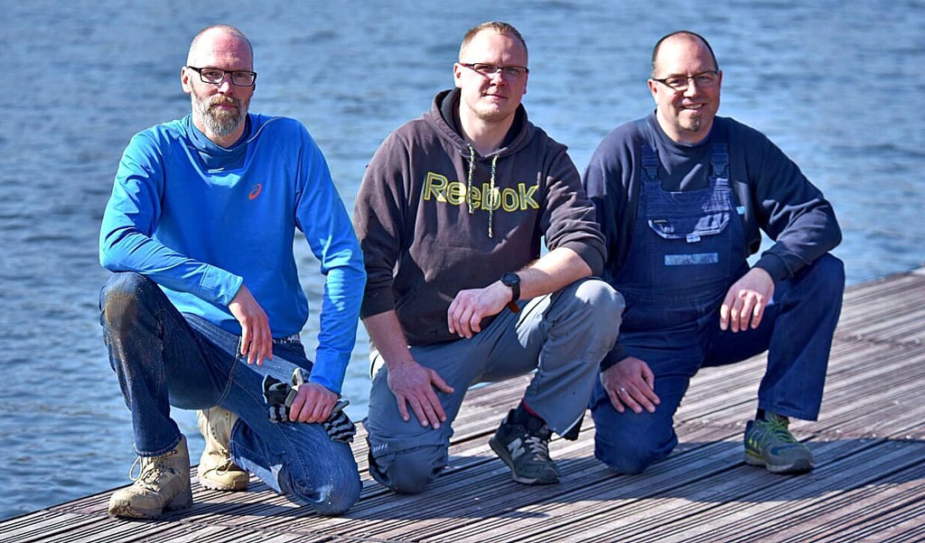 Im Februar wurde das neue Präsidium gewählt: Präsident Frank Stieler, sein Stellvertreter Maik Unger und Schatzmeister Stefan Romme (v. r.).