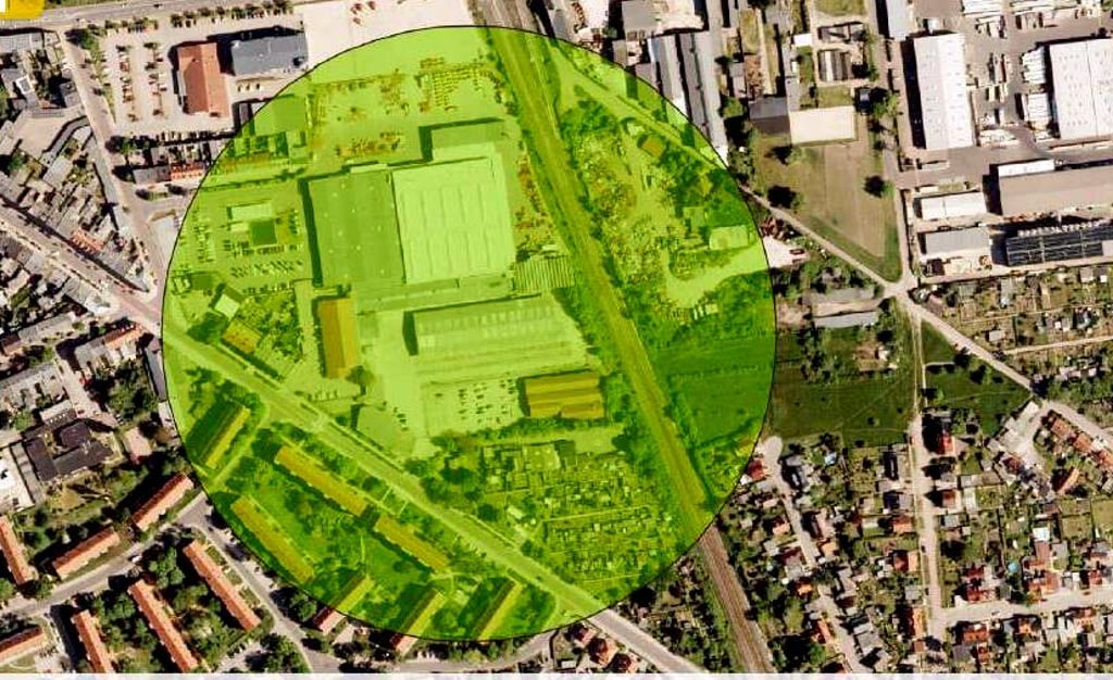 Der Evakuierungsradius um den Fundort der Tellermine beträgt 200 Meter.