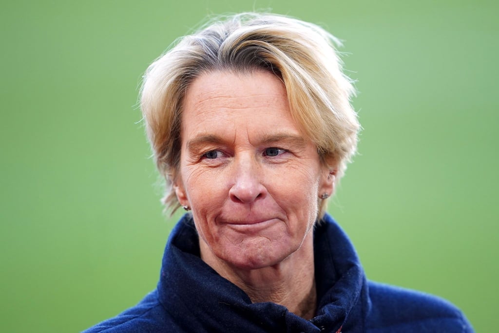 Martina Voss-Tecklenburg, Trainerin des deutschen Fußball-Nationalteams der Frauen.