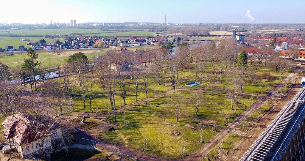 Der Kurpark Bad Dürrenberg ist momentan noch eine Baustelle.