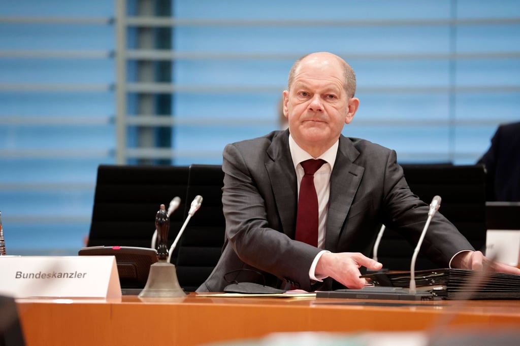 Bundeskanzler Olaf Scholz (SPD).