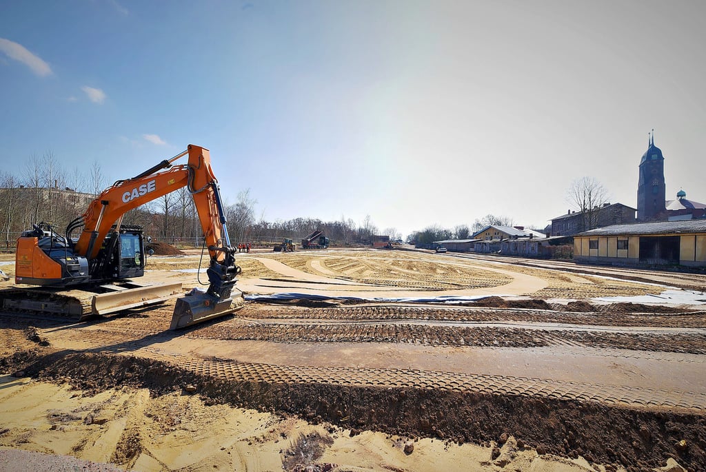Arbeiten im Bereich der Hohen Brücke