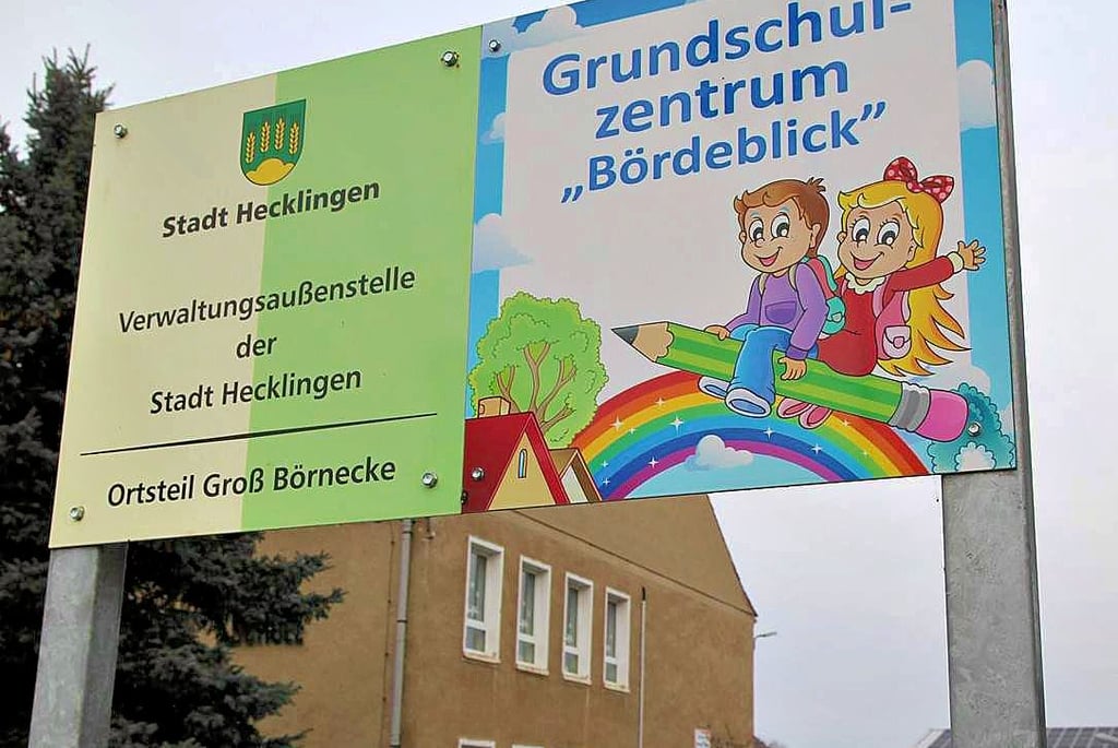Das Grundschulzentrum „Bördeblick" in Groß Börnecke braucht eine neue Sprunggrube.