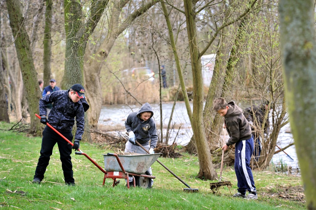Der Frühjahrsputz hat in Zörbig Tradition