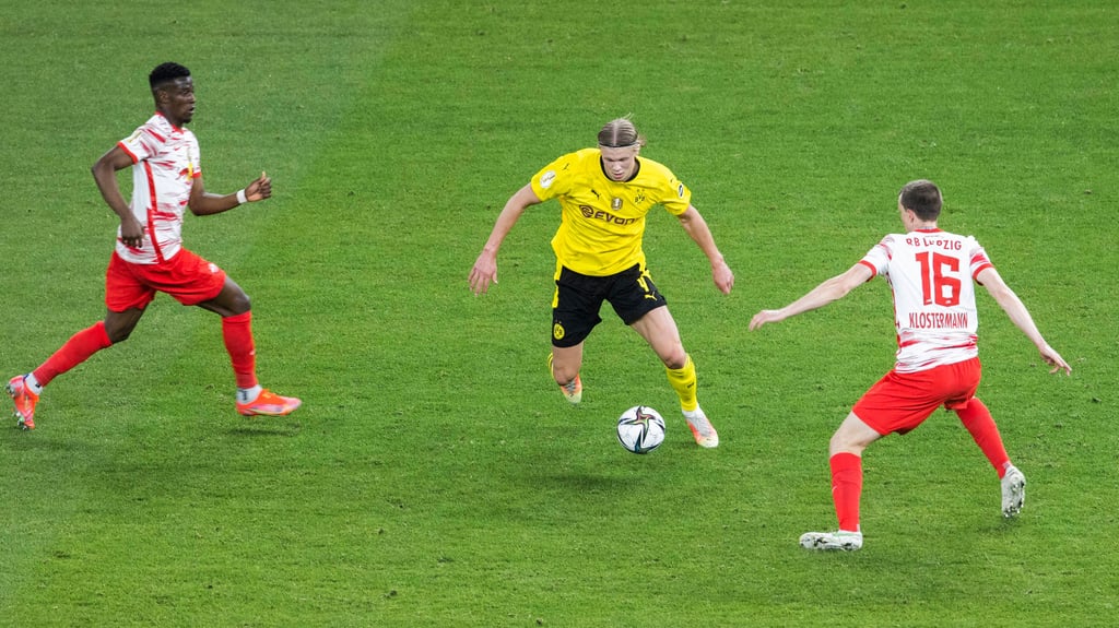 Ist wider Erwarten fit für RB: Dortmunds Stürmer Erling Haaland