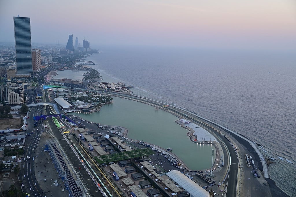 Der Dschidda Corniche Circuit in Saudi-Arabien.
