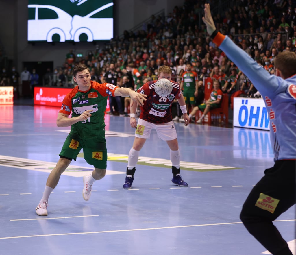 Kay Smits vom SCM hat bislang 43 Treffer in dieser Bundesliga-Saison erzielt. Ihm und dem SCM winken noch drei Titel.