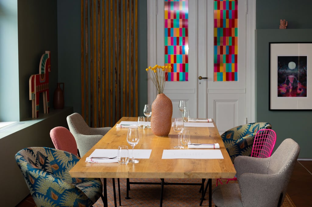 Schick, aber nicht förmlich: Im Restaurant „Speiseberg“ geht es angenehm entspannt zu.