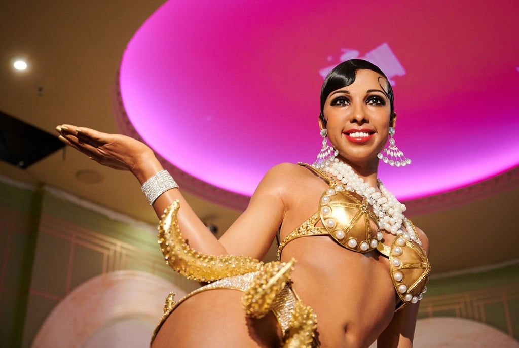 Die Wachsfigur von Josephine Baker bei Madame Tussauds.