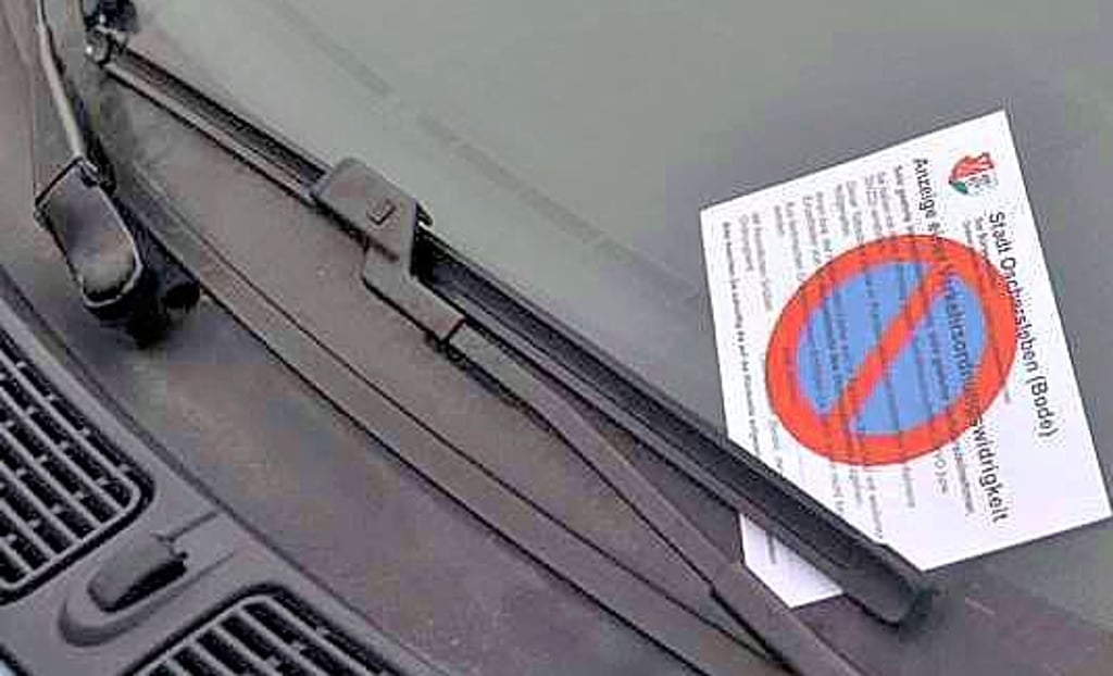 Ein Knöllchen hinter dem Scheibenwischer: In Oschersleben soll dieses vorrangig erzieherischen Einfluss haben.