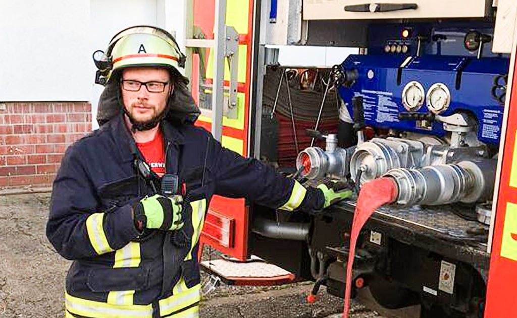 Thomas Banse aus Straßberg will Stadtwehrleiter bleiben.