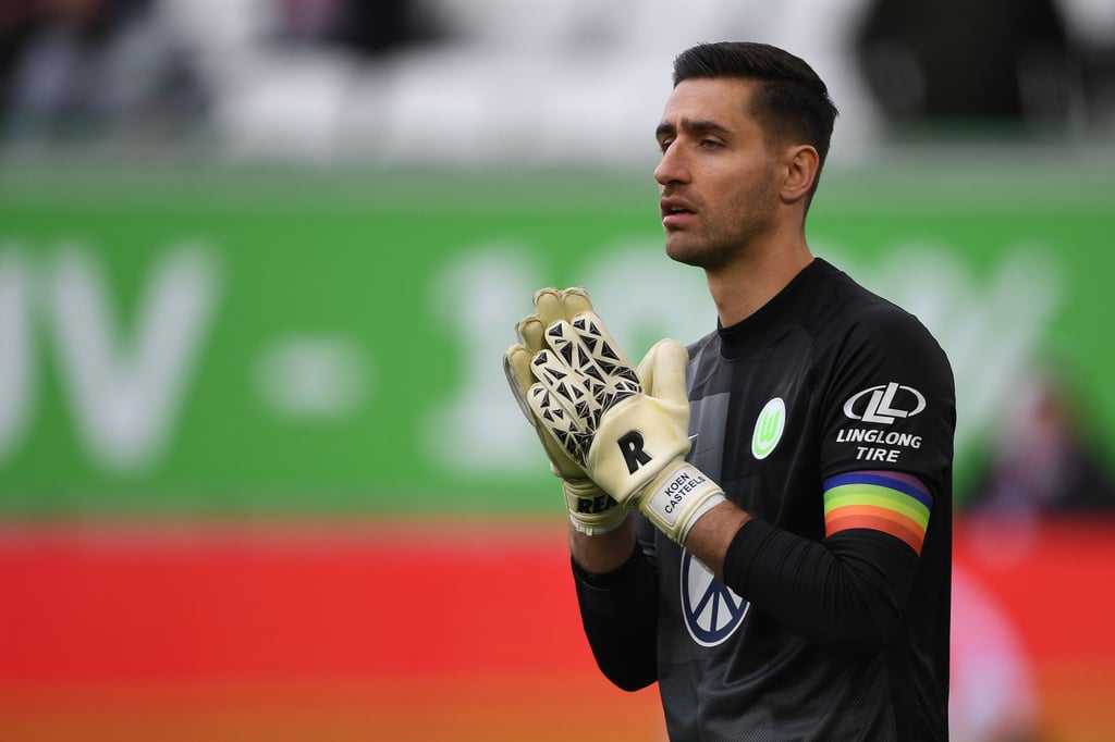 Wolfsburgs Torwart Koen Casteels hatte die vergangenen drei Bundesliga-Spiele verpasst.