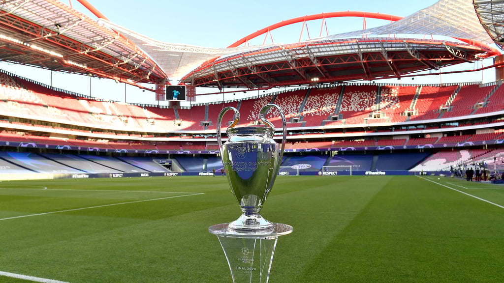 Der Champions-League-Pokal.