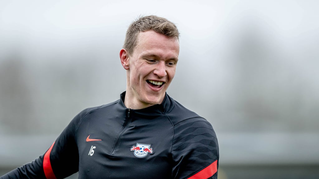 Lukas Klostermann beim Training von RB Leipzig.