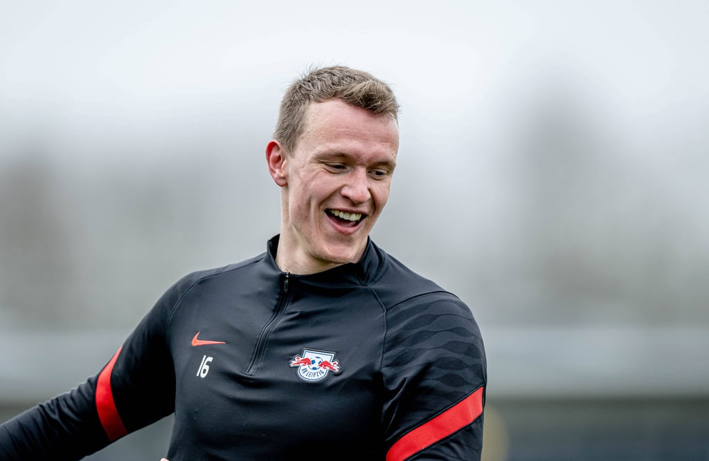 Lukas Klostermann beim Training von RB Leipzig.