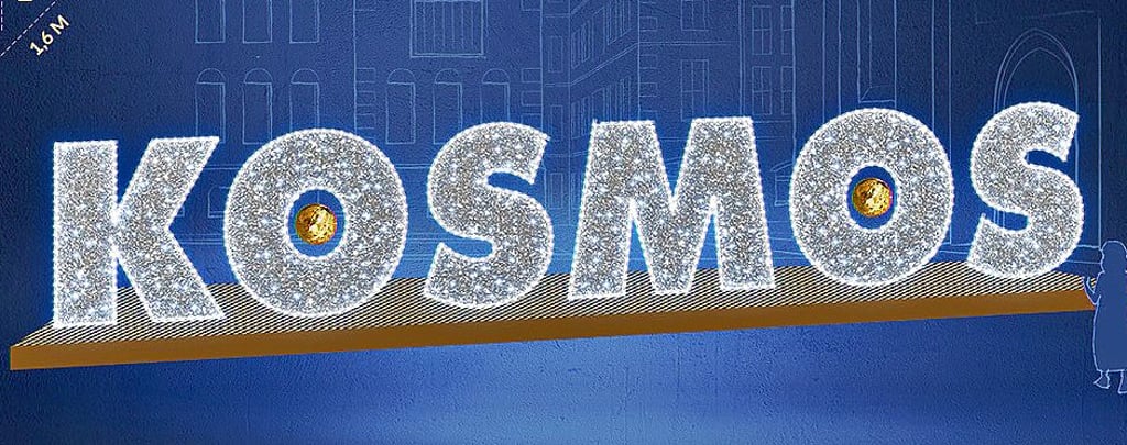 In Anlehnung an die Planetensiedlung in Neu-Reform steht auch der gut fünf Meter lange Schriftzug „Kosmos“ zur Debatte.