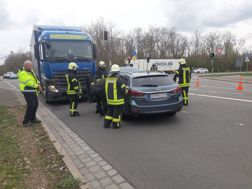 Unfall auf der Säurekreuzung