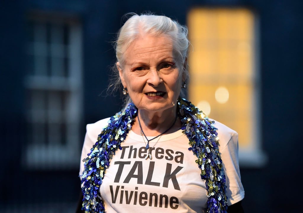 Die britische Designerin Vivienne Westwood 2016 in London.