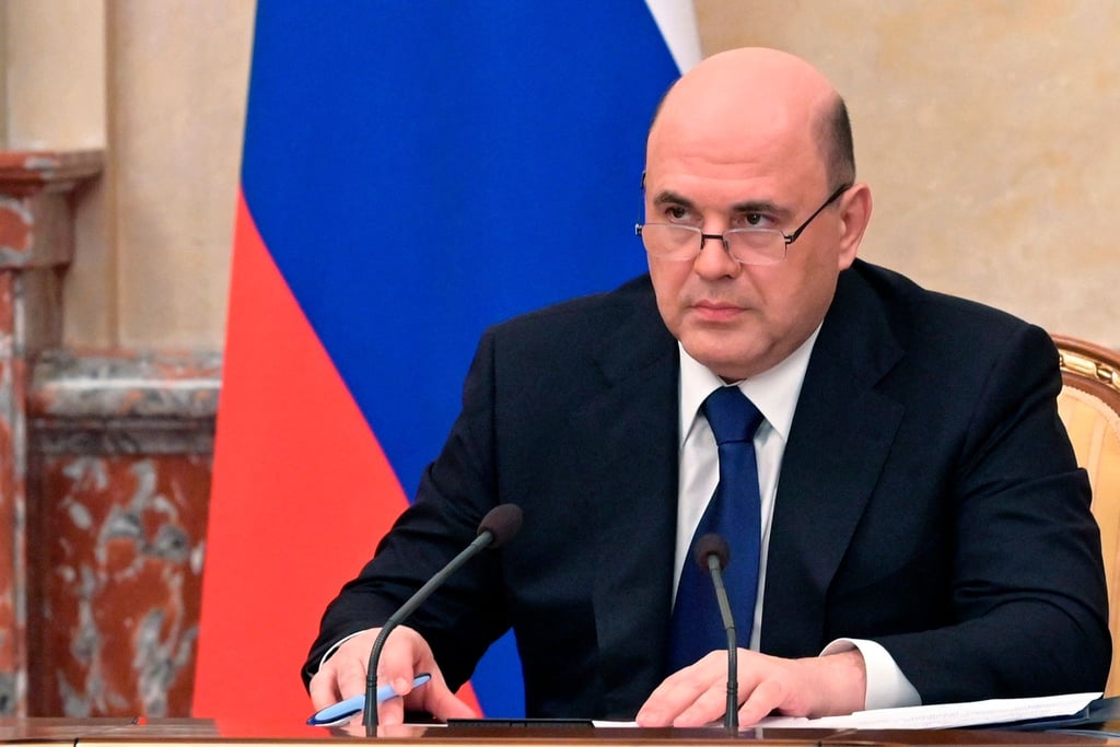 Das von der staatlichen russischen Nachrichtenagentur Sputnik veröffentlichte Poolfild zeigt Michail Mischustin, Ministerpräsident von Russland.