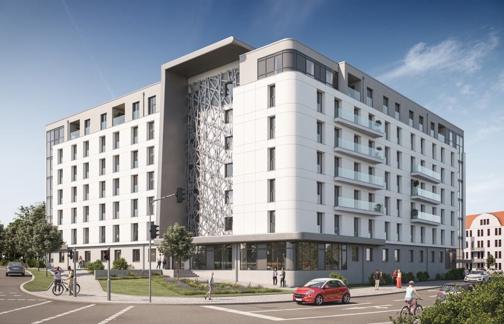 Das geplante Studentenwohnheim in Magdeburg.