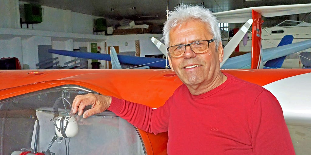 Wolfgang Lieder ist seit 51 Jahren Fluglehrer.