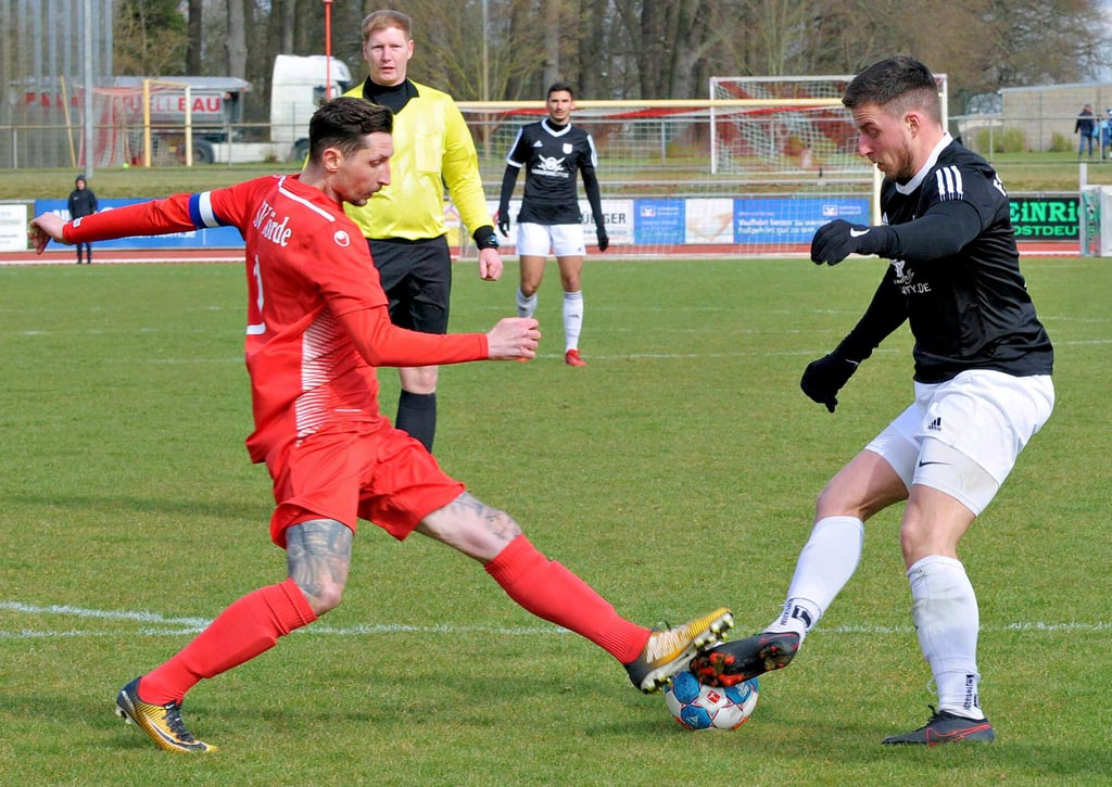 Sebastian Bäther spielte mit Saxonia Tangermünde 1:1.