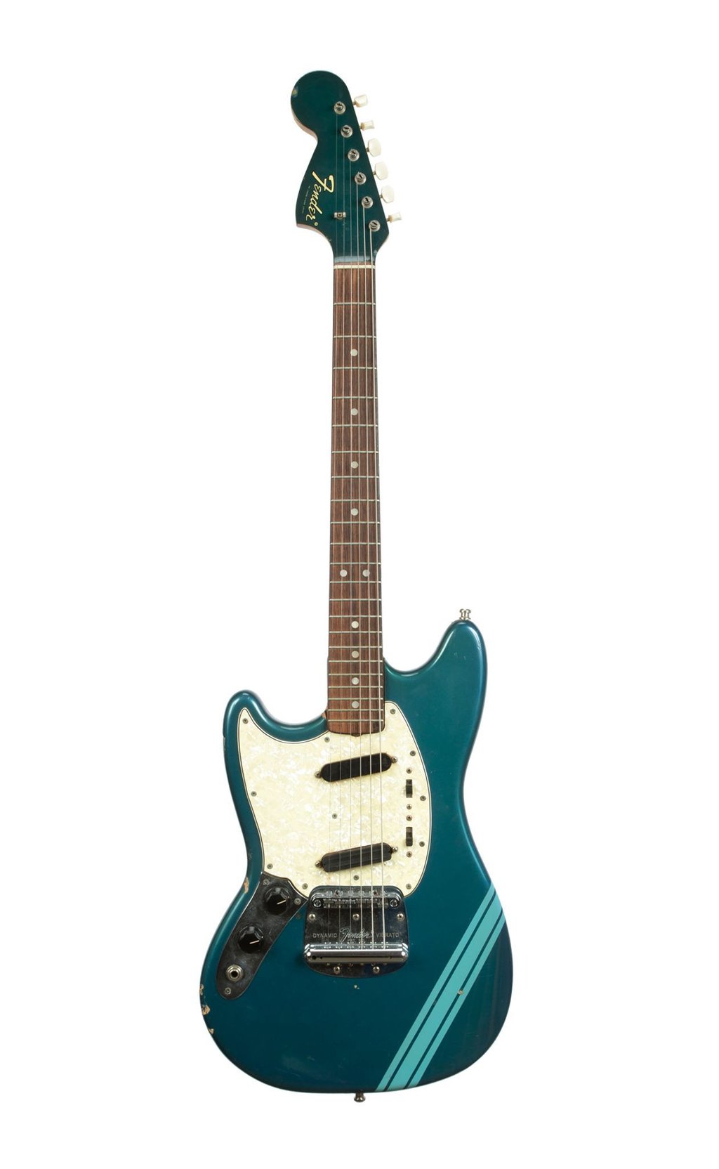 Kurt Cobains Fender Mustang Linkshänder-Gitarre soll versteigert werden.