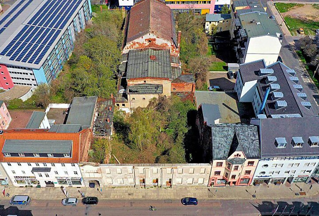 Der Kristallpalast aus der Vogelperspektive