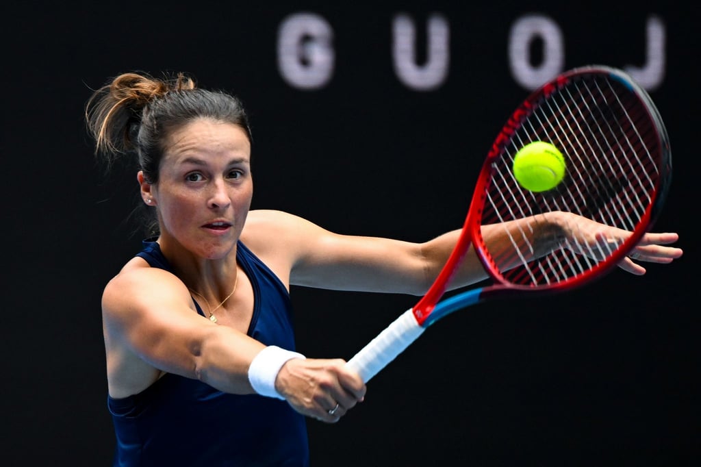 Steht beim Turnier in Bogota im Viertelfinale: Tatjana Maria in Aktion.