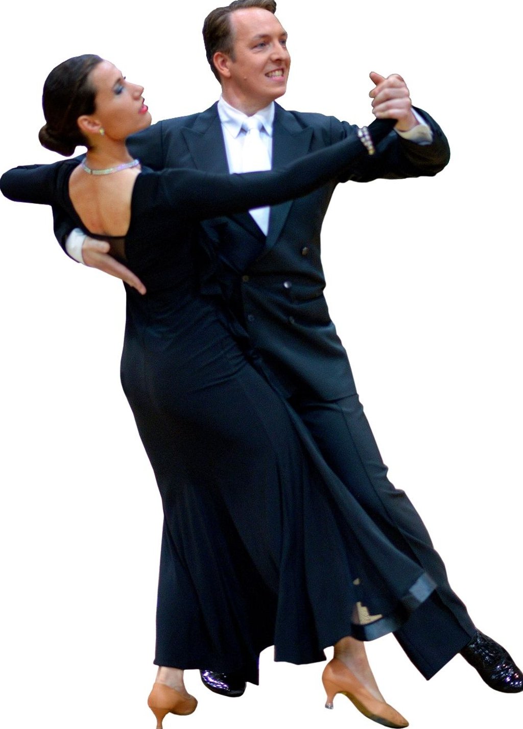 Florian Scheffer und Nadine Brunsendorf vom Tanzklub „Blau Silber“ beim Standardtanz Tango. Das Paar tanzt seit 2028 gemeinsam, derzeit in der Senioren I B Standard. Sie errangen mehrere Landesmeistertitel, zuletzt im März 2022.