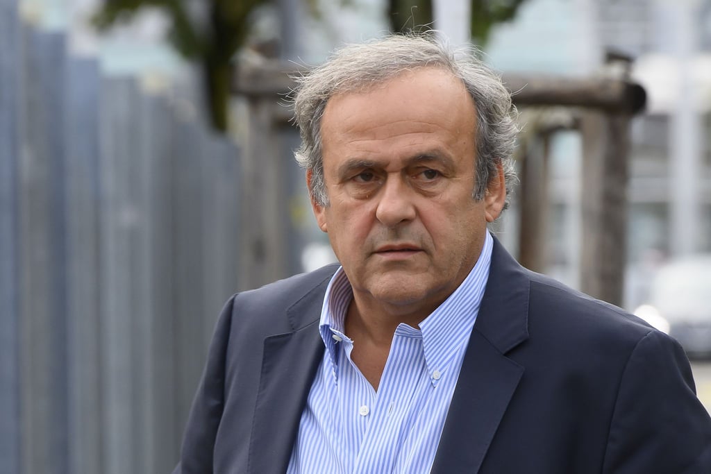 Der ehemalige Präsident des europäischen Fußballverbandes UEFA: Michel Platini.