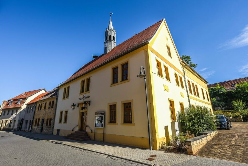 Das Rathaus von Schraplau