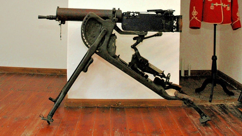 Dieses Maschinengewehr 08 befand sich seit 1960 im Osterburger Museum.