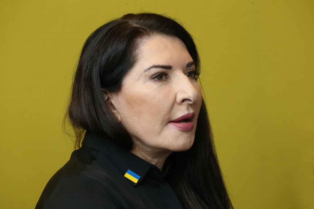 Die Performance-Künstlerin Marina Abramović in Berlin.