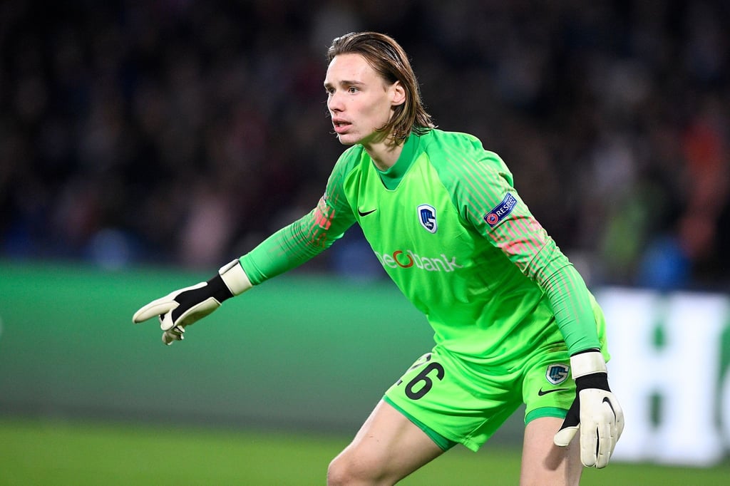 Erhält ab Sommer 2024 bei RB Leipzig einen Fünfjahresvertrag: Torhüter Maarten Vandevoordt in Aktion.