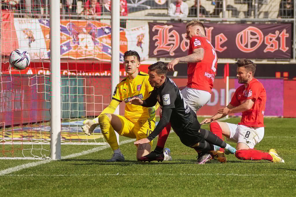 HFC-Keeper Tim Schreiber rettete gegen Havelse mehrfach stark für sein Team.