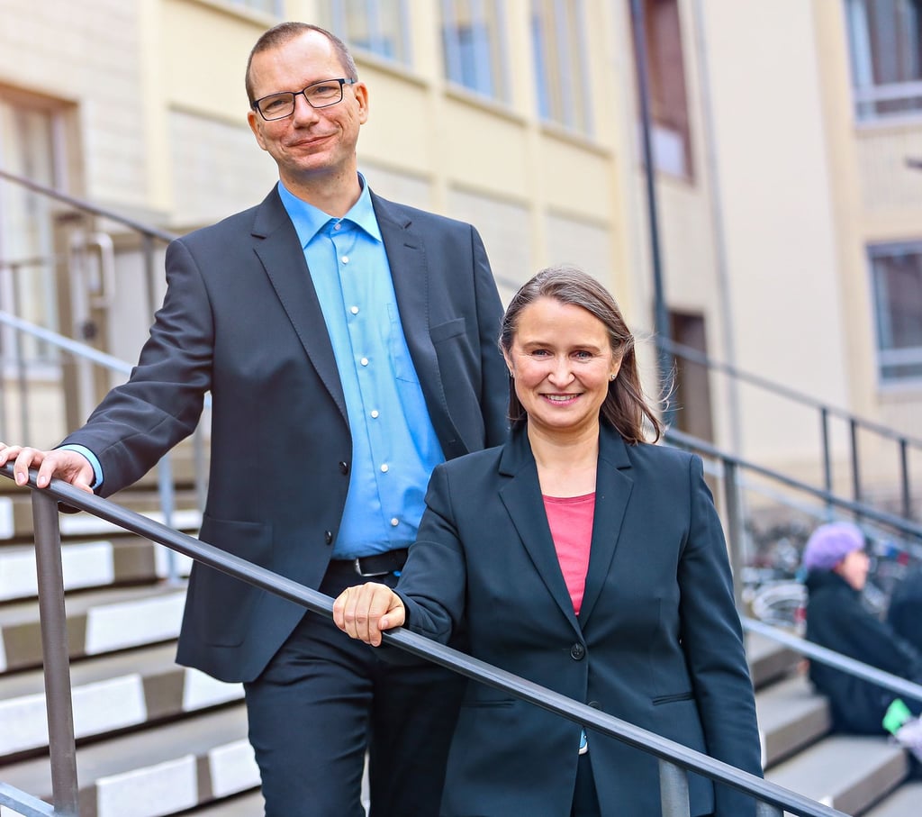 Heinz-Jürgen Voß und Doreen Pick sind die Prorektoren an der Hochschule Merseburg