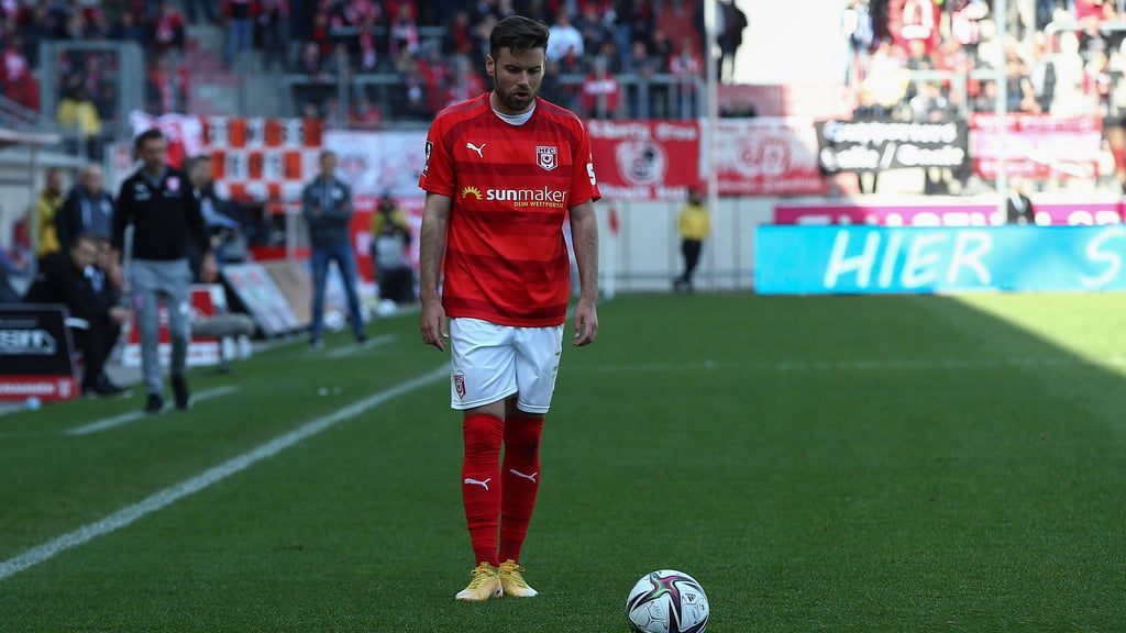 Selbst der sonst so zuverlässige Niklas Kreuzer erwischte beim 1:1 gegen Havelse keinen guten Tag im HFC-Trikot.