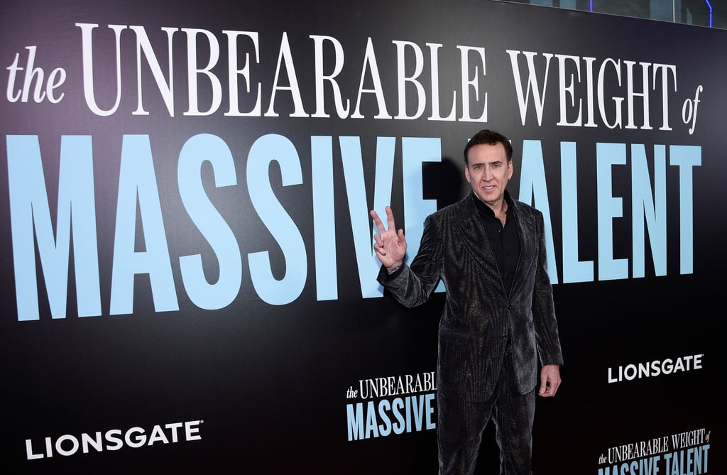 Der Schauspieler Nicolas Cage besucht eine Sondervorführung seines neuen Films „Massive Talent“ in New York.