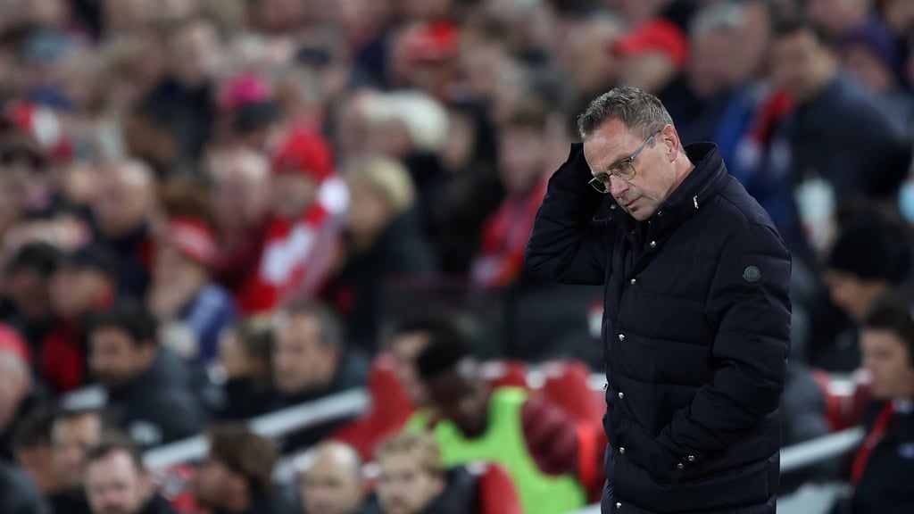 Ralf Rangnick musste die zweite historische Niederlage verdauen.