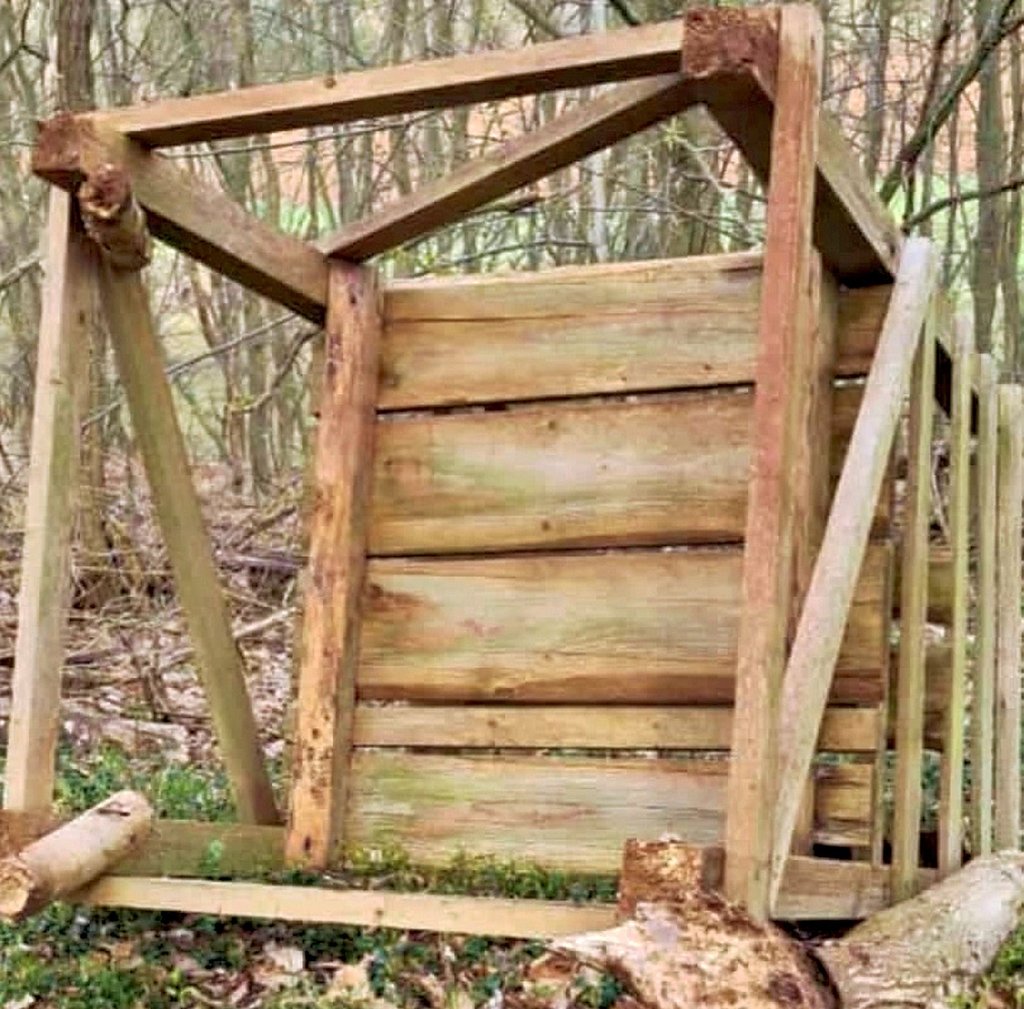 Der Waldspielplatz bei Vatterode wurde von Unbekannten zerstört.
