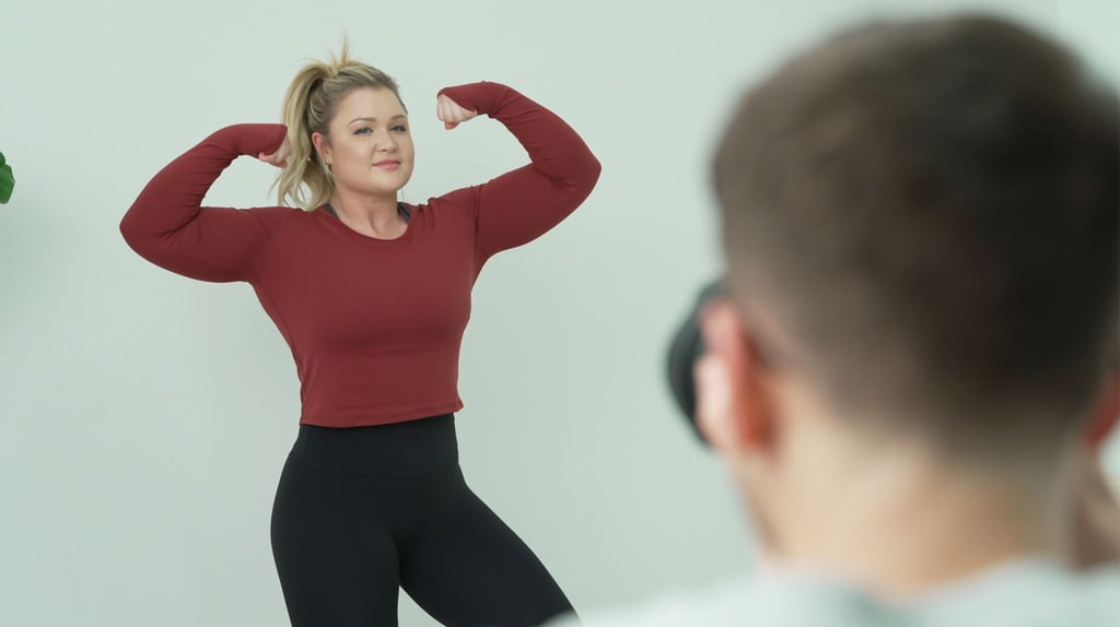 Sophia Thiel beim Fotoshooting mit ihrem Kameramann „Andi“ Andreas Zitt.