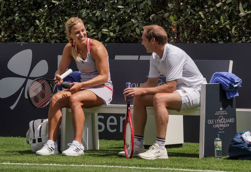 Angelique Kerber und Rainer Schüttler.