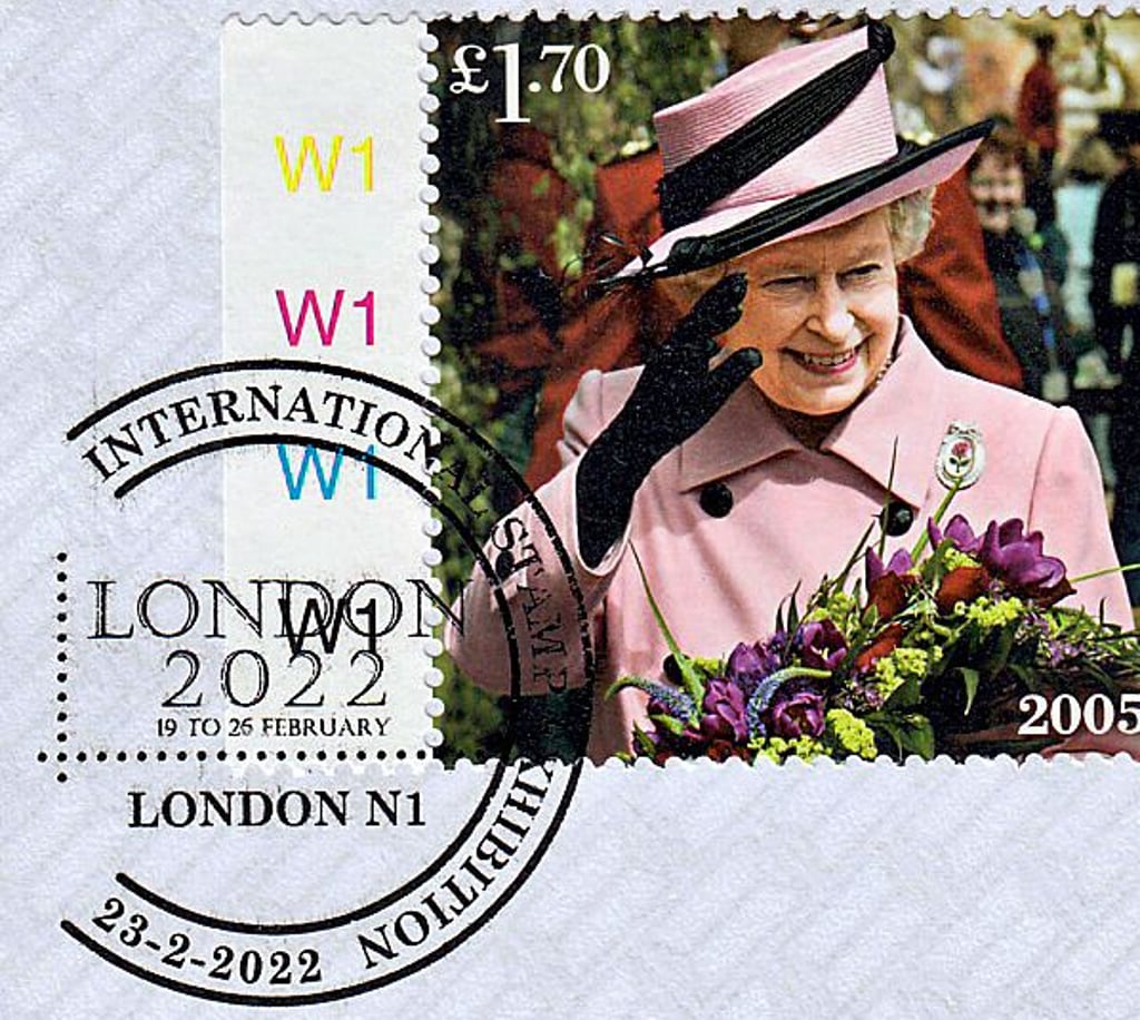 Stempel der London 2022 International Stamp Exhibition