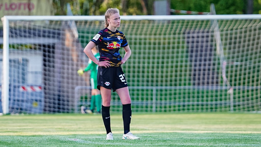 Enttäuschung bei Leipzigs Top-Torschützin Marlene Müller.