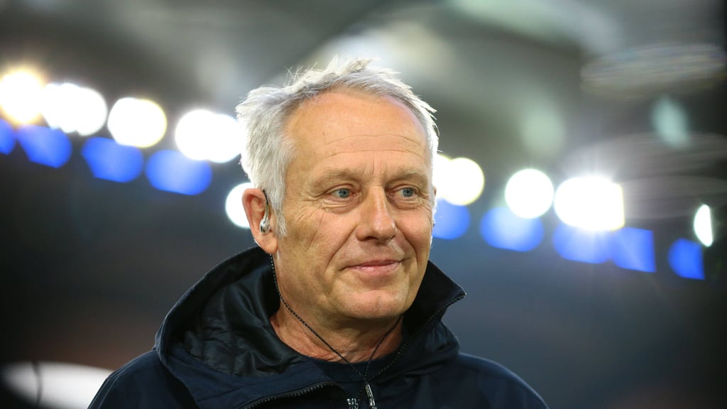 Trainer Christian Streich vom SC Freiburg warnt vor Finalgegener SC Freiburg.