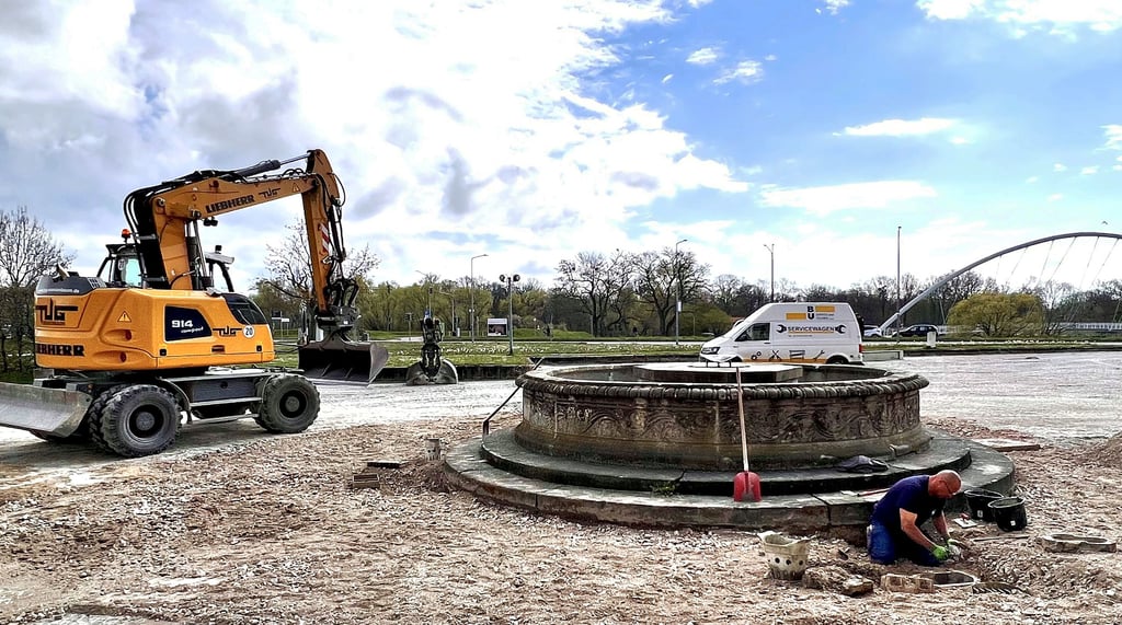 Der "neue" Vorplatz am Johannbau.