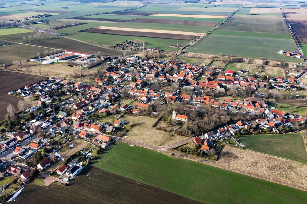 Blick auf Klein Quenstedt.