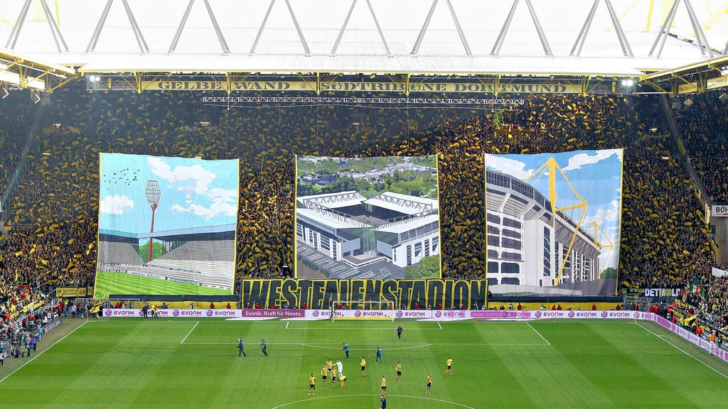 Die Südtribüne ist mit 24.451 Plätzen die größte Stehplatztribüne Europas. Viele BVB-Fans werden dort am Samstag aber nicht erwartet. 